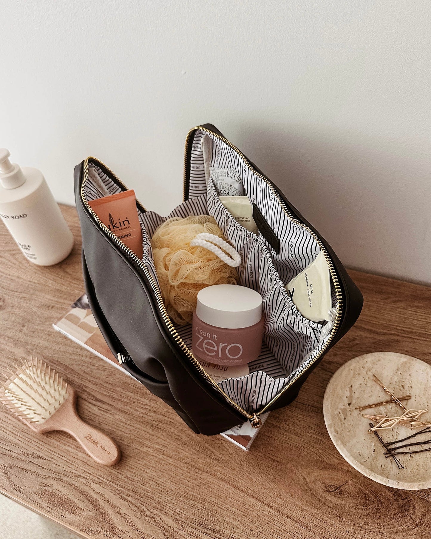Vanessa Makeup Bag (Black)