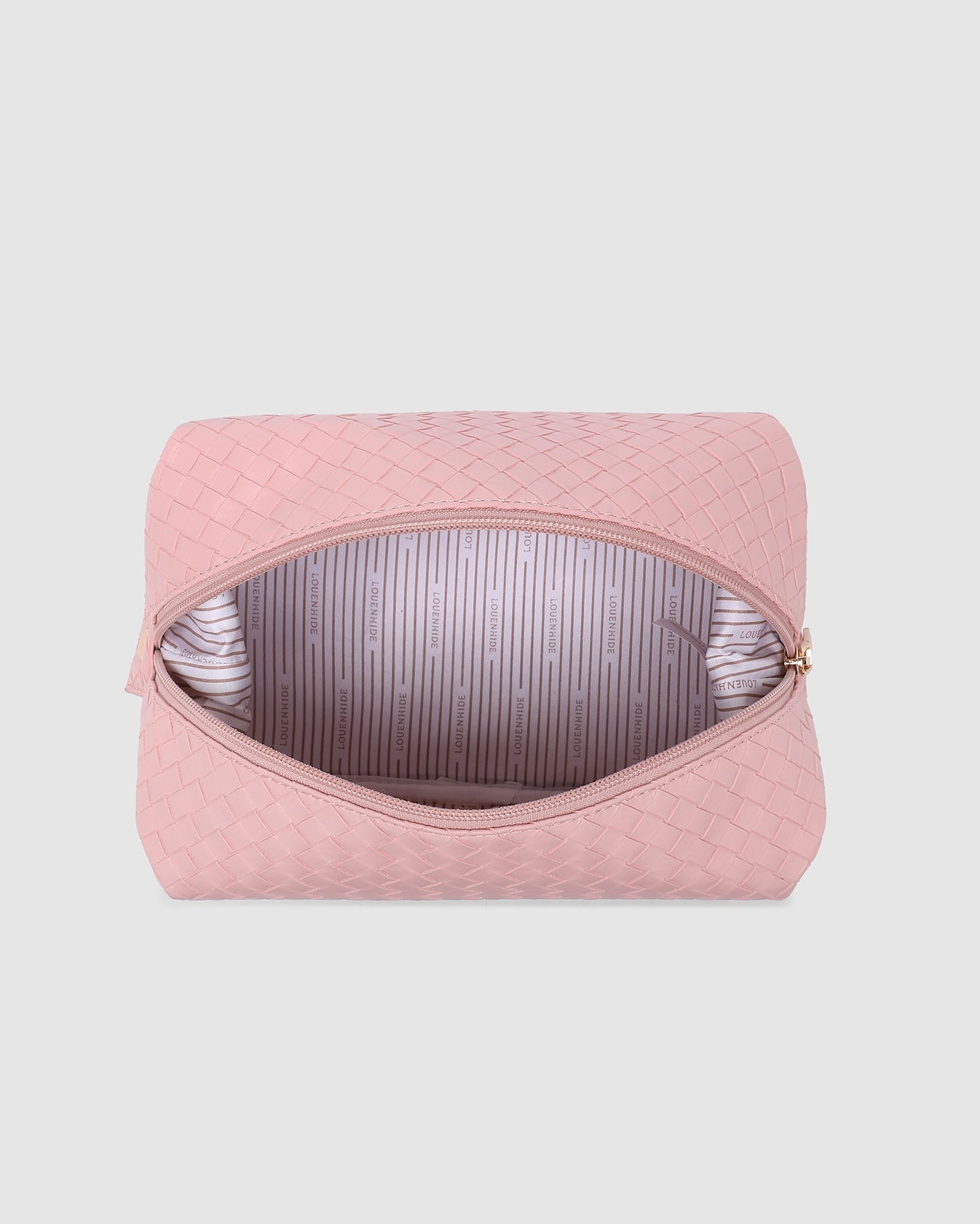 Lucinda Jayne Woven Makeup Bag Set (Pink)