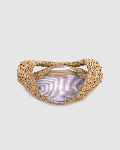 Nellie Shoulder Bag (Natural Raffia)