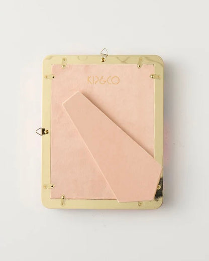 Wildflowers In Bloom Oval Velvet Photo Frame