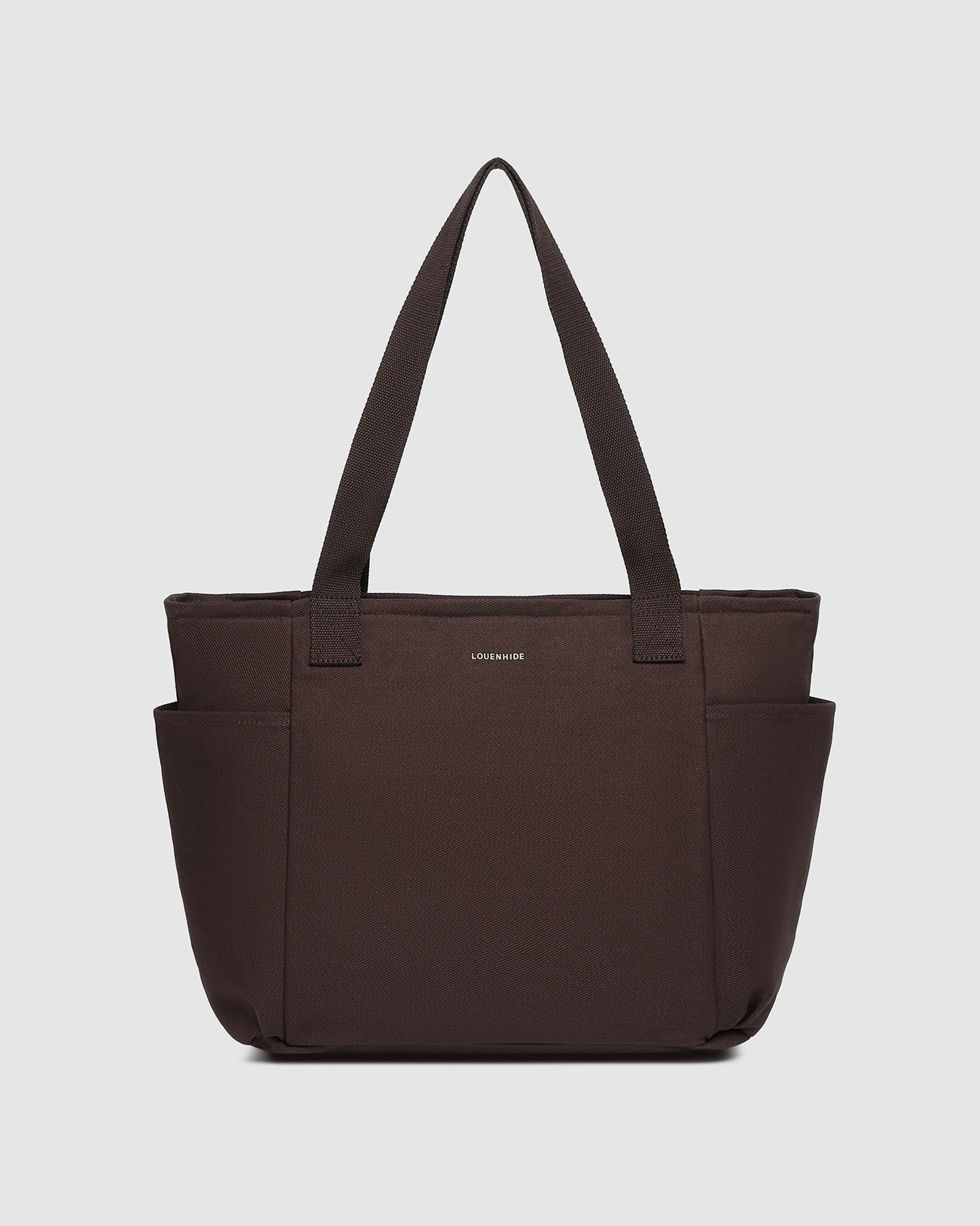 Charlotte Canvas Tote Bag (Chocolate)