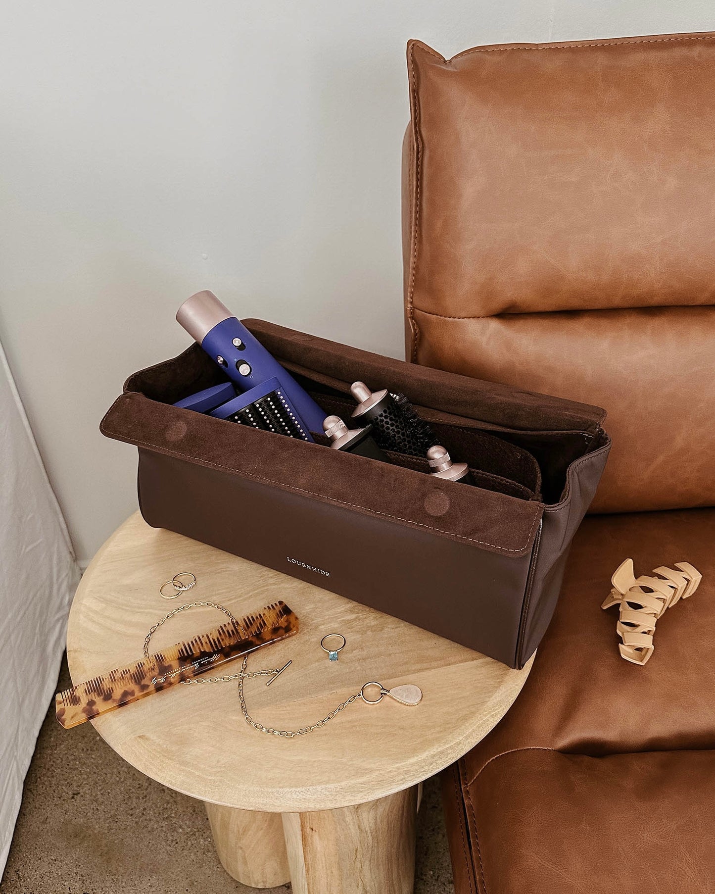 Margot Hair Tool Travel Case (Chocolate)
