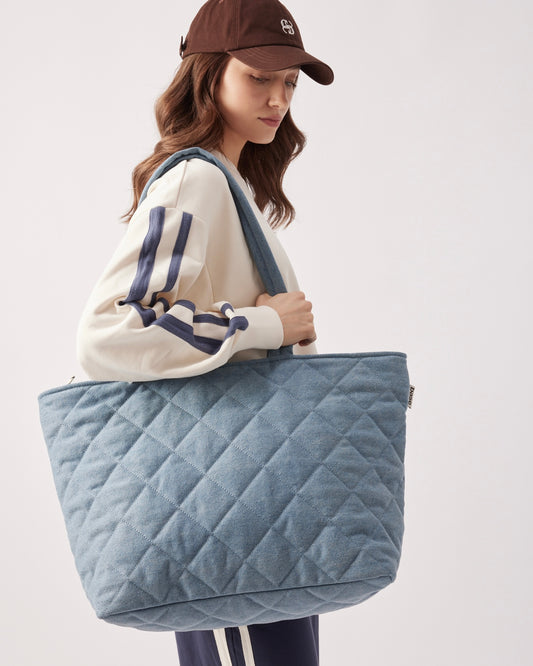 Take it Base Tote Bag (Denim/Vintage Blue)