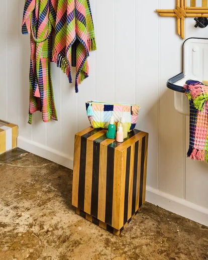 Velvet Toiletry Bag (Florida Tartan)