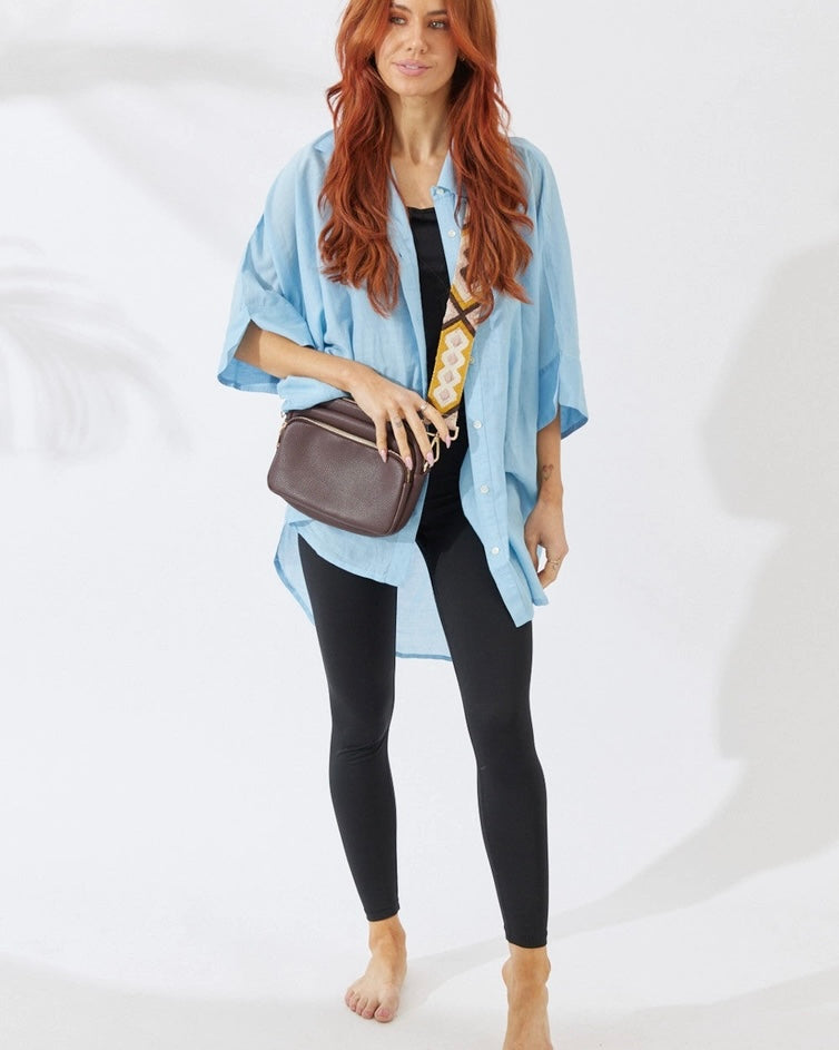 California Crossbody Bag (Chocolate)