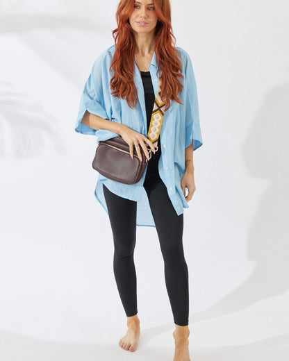 California Crossbody Bag (Chocolate)