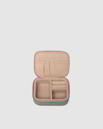 Suzie Jewellery Box (Pink/Green)