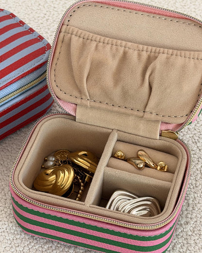 Suzie Jewellery Box (Pink/Green)