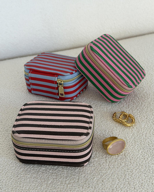 Suzie Jewellery Box (Pink/Chocolate)