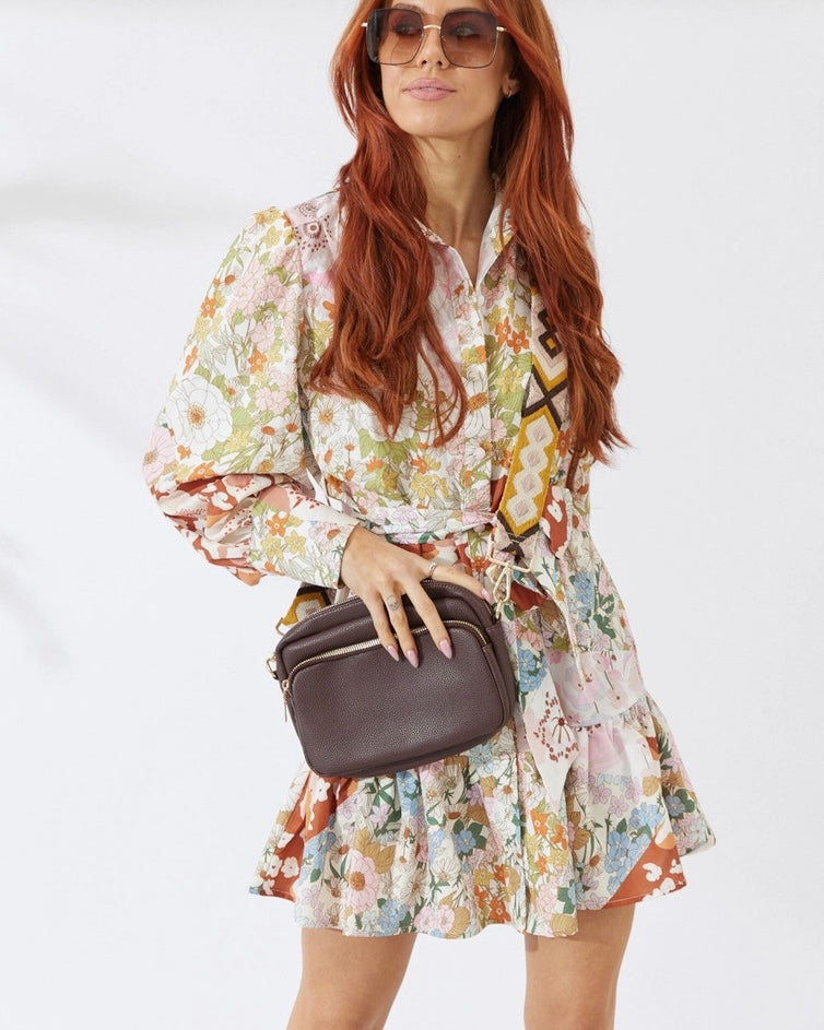 California Crossbody Bag (Chocolate)