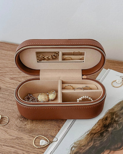 Charlee Jewellery Box (Tan)