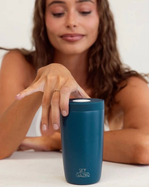 Click & Sip Insulated Coffee Cup (Navy)