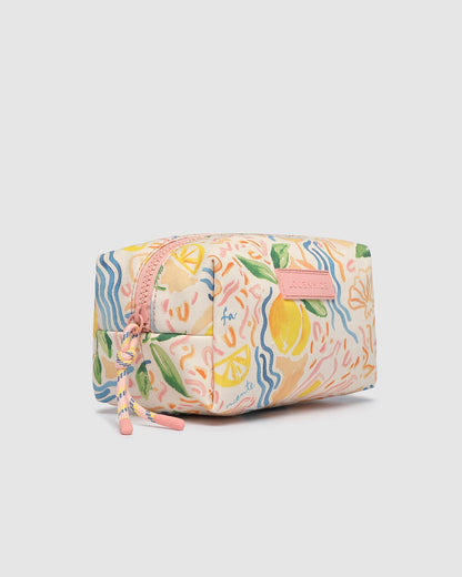 Bambi Pouch/Makeup Bag (Lemon Print)