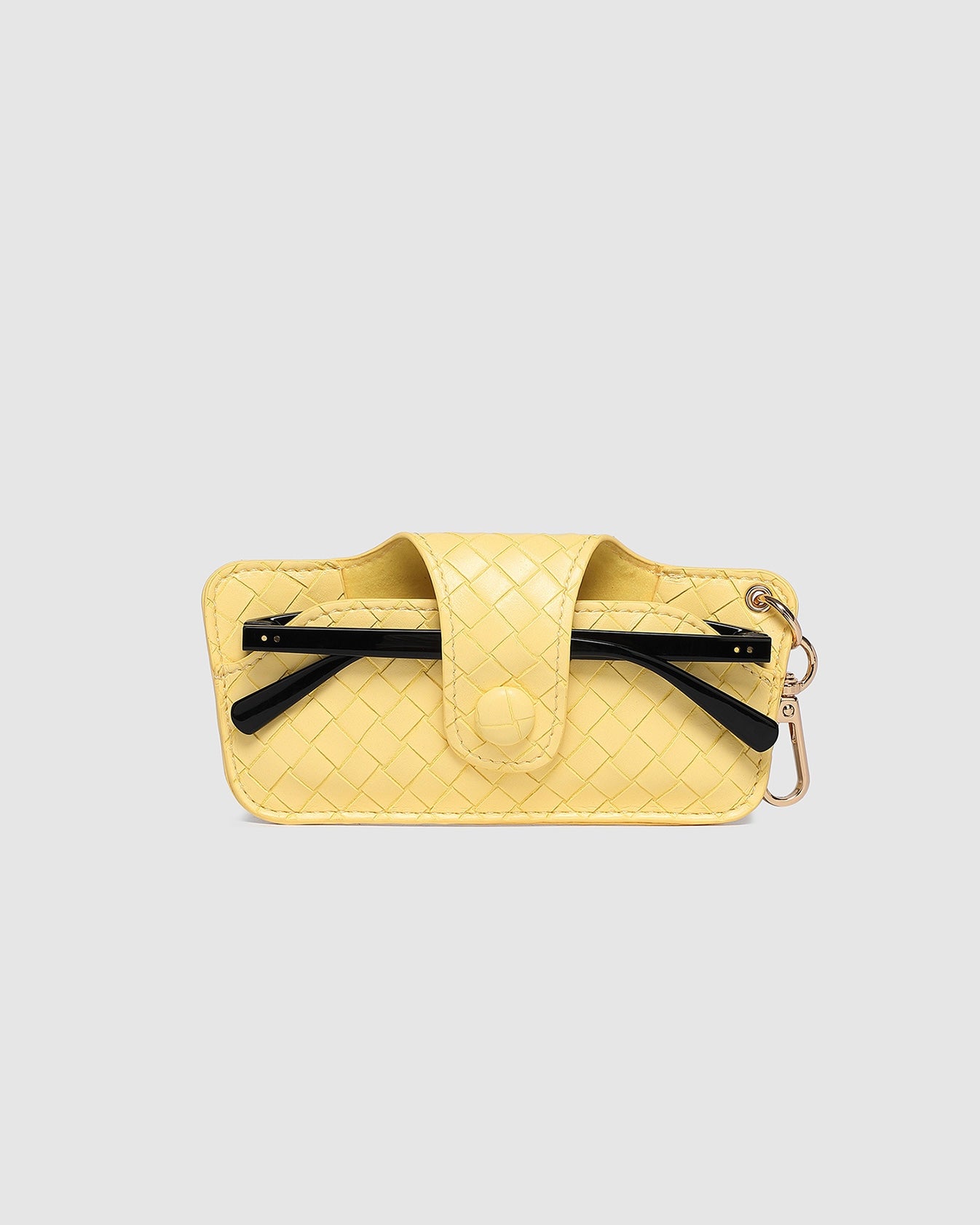 Skittle Sunglass Case (Woven Butter Yellow)