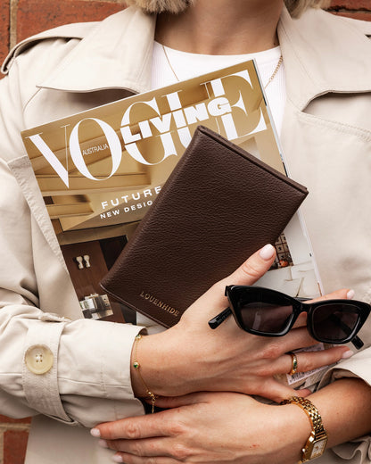 Venice Passport Holder (Chocolate)