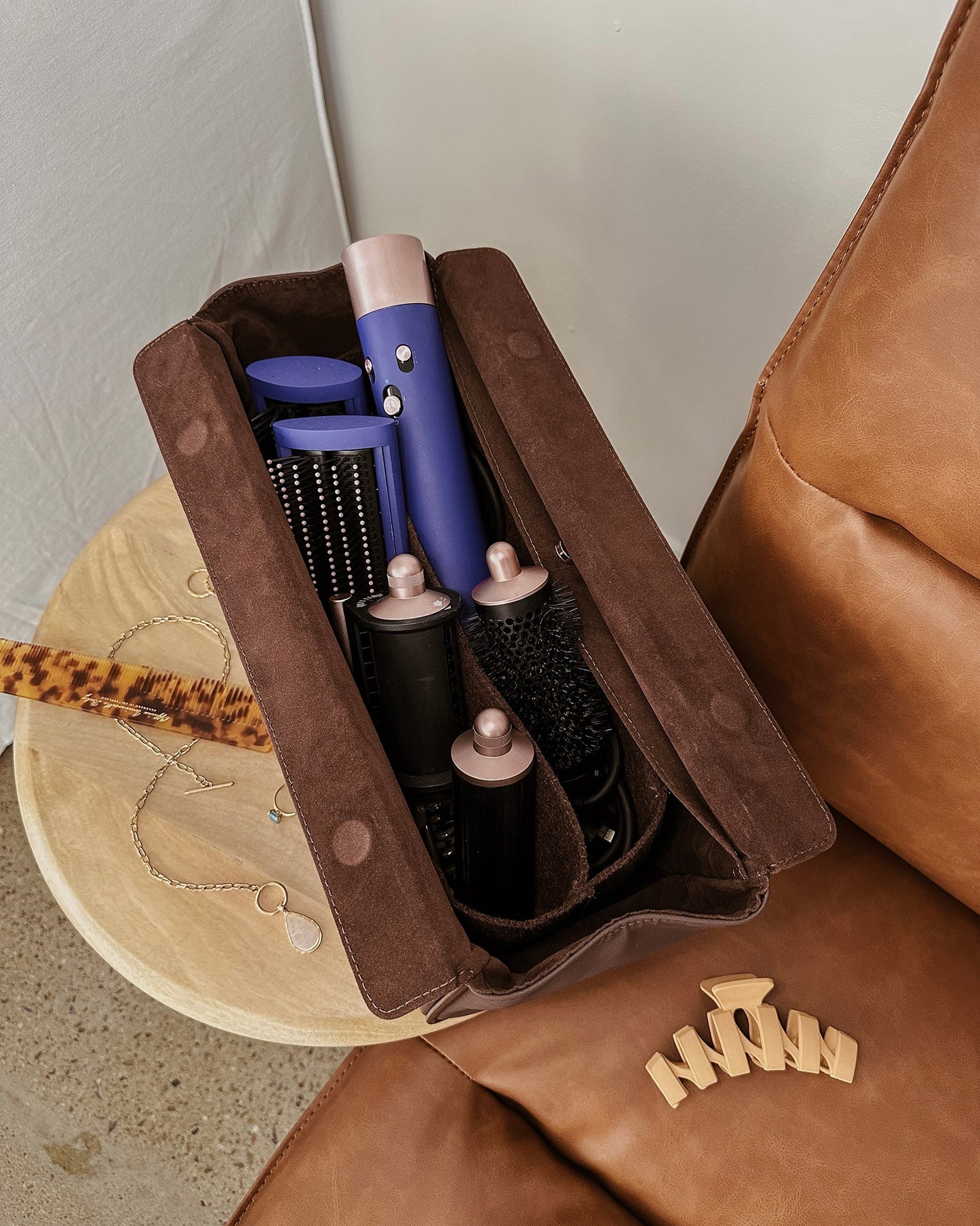 Margot Hair Tool Travel Case (Chocolate)