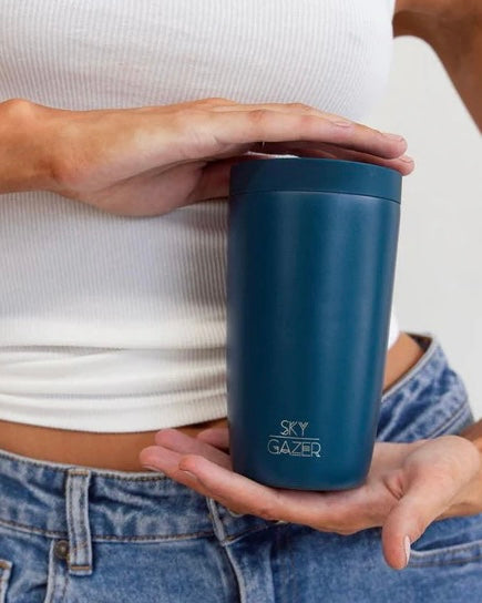 Click & Sip Insulated Coffee Cup (Navy)