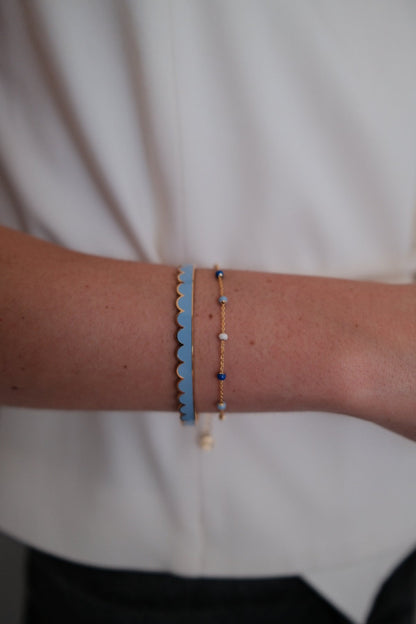 Sam Cuff/Bracelet (Blue)