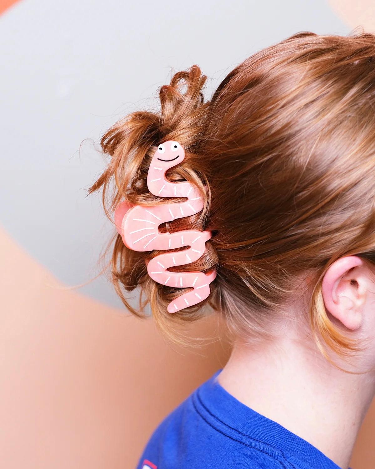 Worm Hair Claw Clip