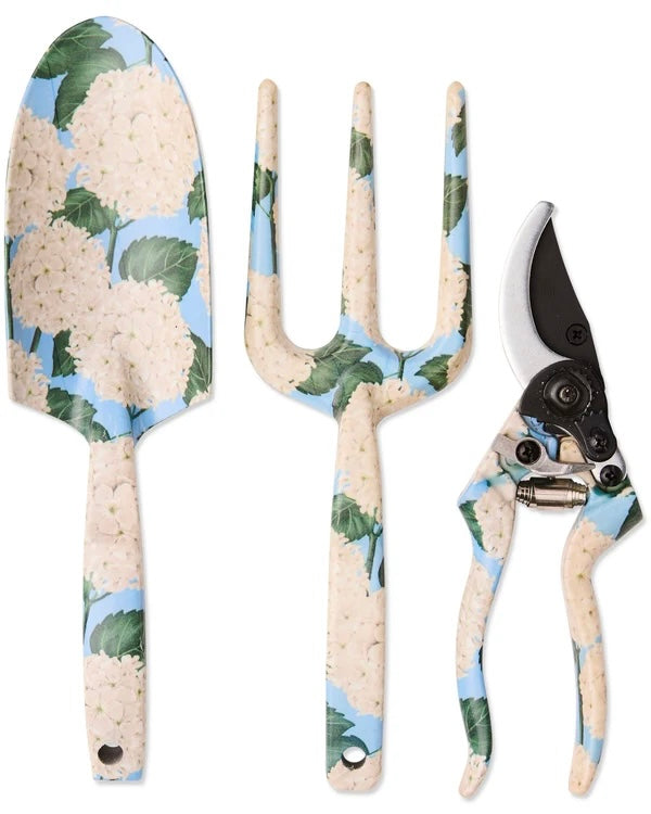 Garden Tools and Gloves Set (Hydrangea)