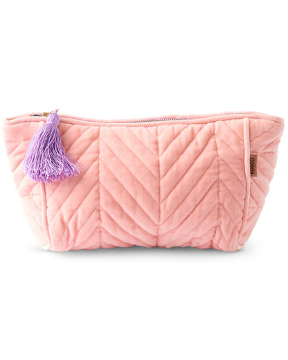 Velvet Toiletry Bag (Sherbert)