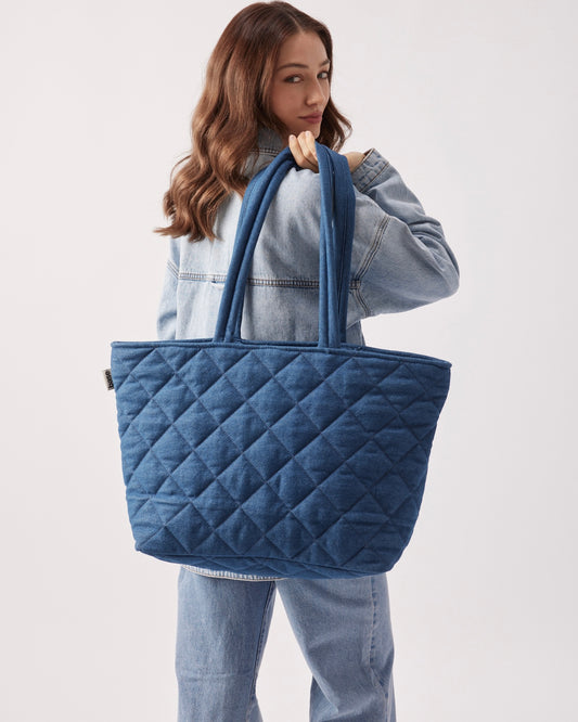 Take it Base Tote Bag (Denim/Indigo)
