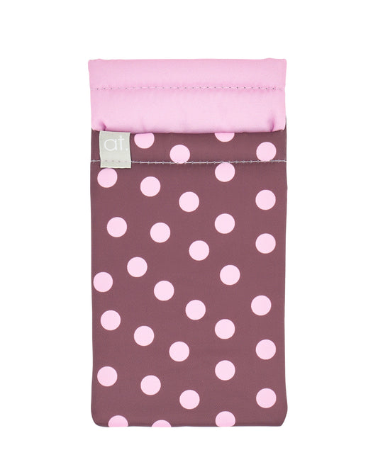 Double Glasses Case (Pink/Brown Spot)