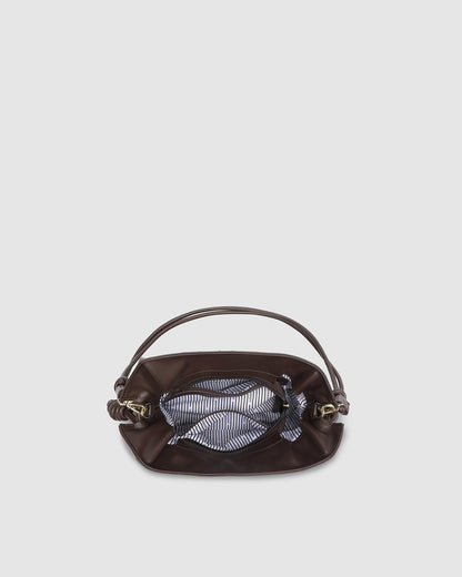 Yumi Knot Crossbody Bag (Chocolate)