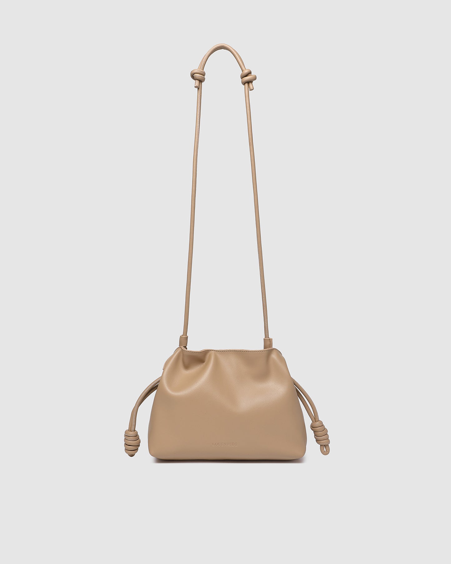 Yumi Knot Crossbody Bag (Nude)