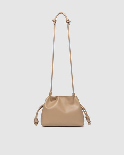 Yumi Knot Crossbody Bag (Nude)