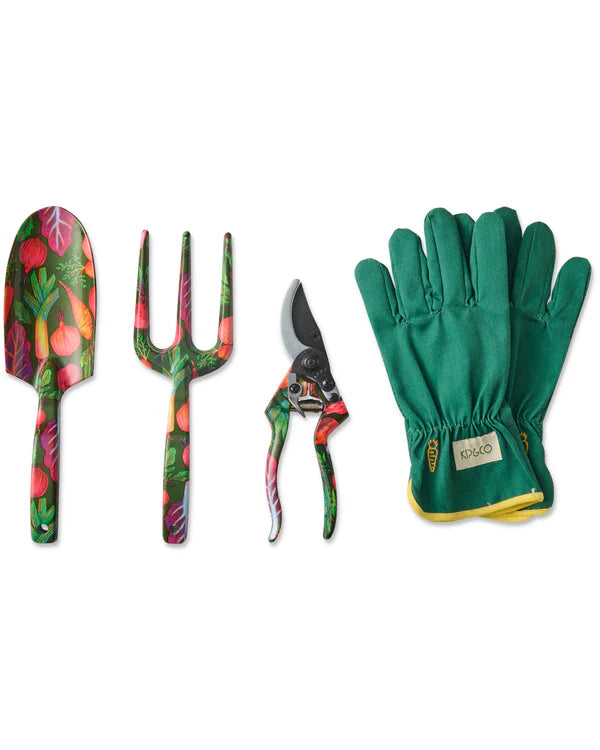 Garden Tools and Gloves Set (Veggie Soup)