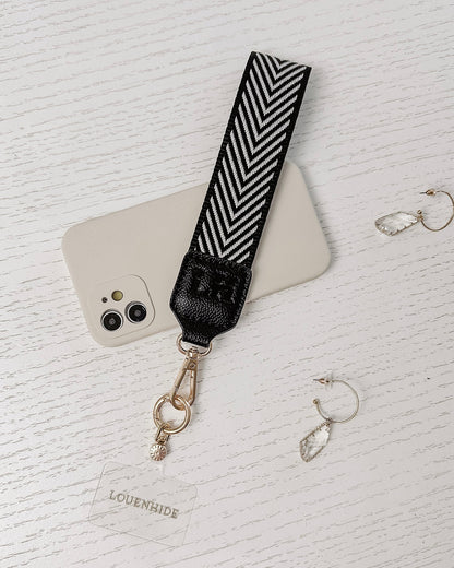Iris Key Ring & Phone Attachment (Black)
