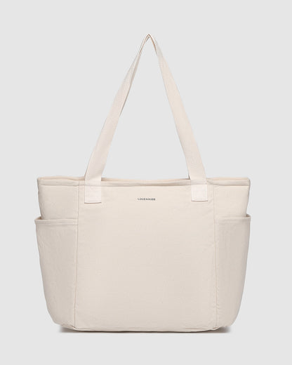 Charlotte Canvas Tote Bag (Natural)