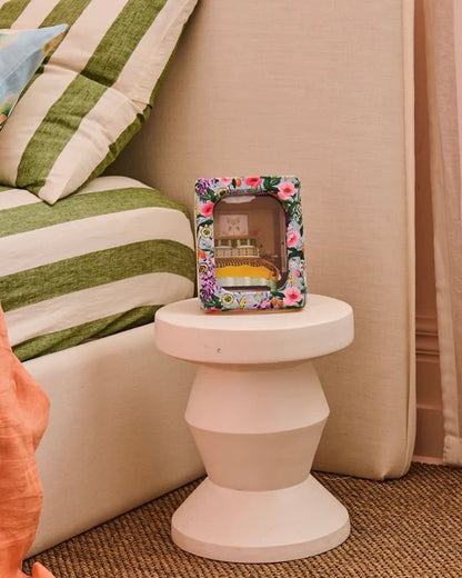 Spring In The Air Oval Velvet Photo Frame