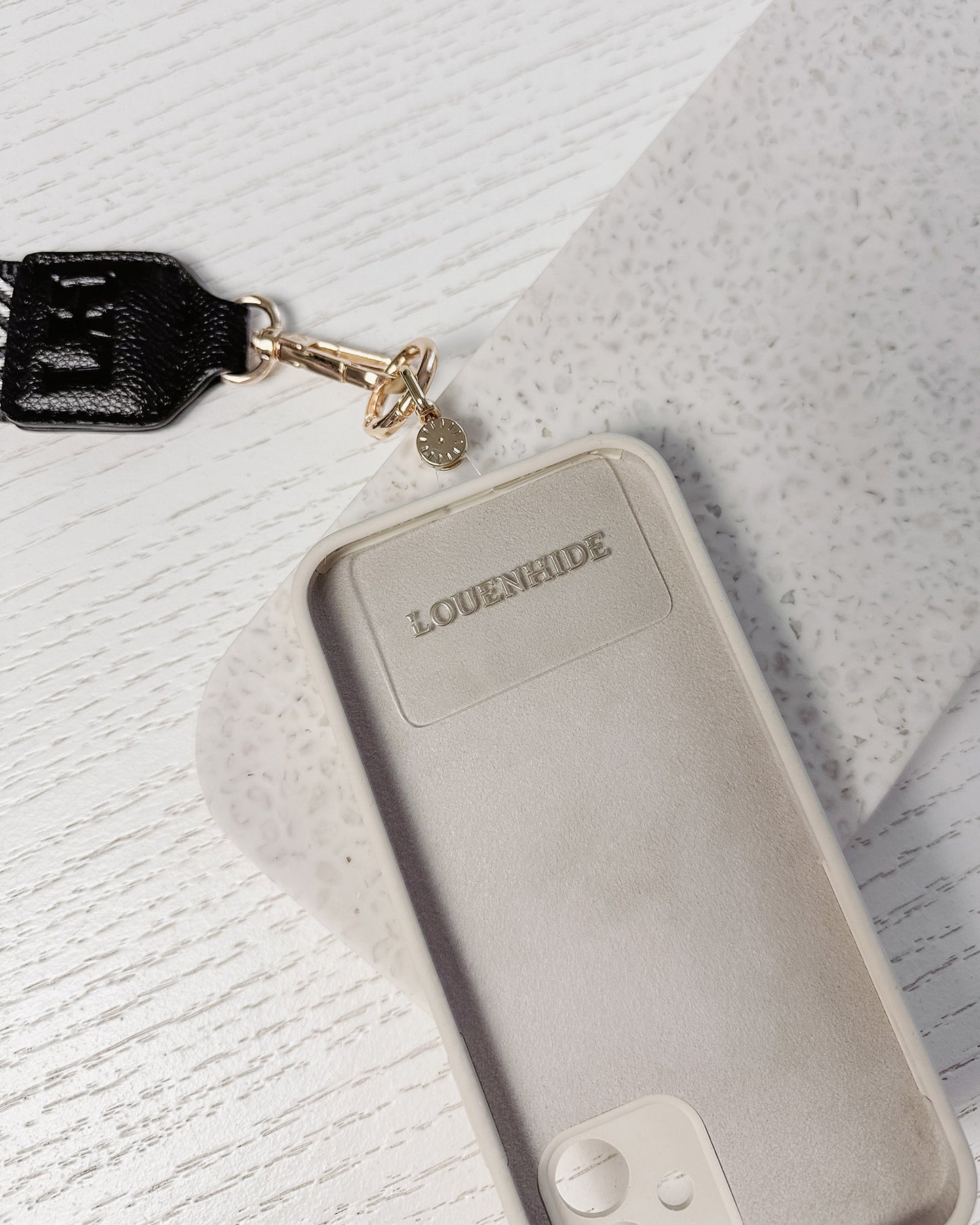 Iris Key Ring & Phone Attachment (Black)