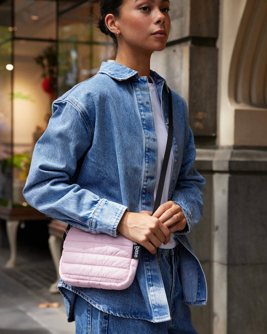 Mini Base Crossbody Bag (Peony)