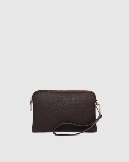 Poppy Clutch (Chocolate)