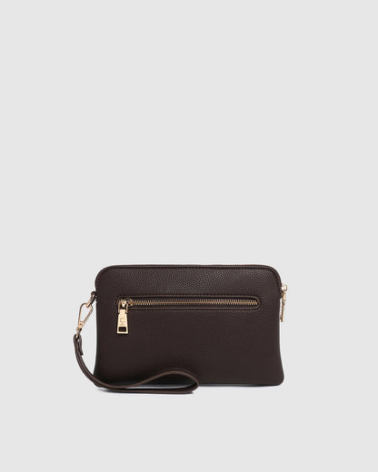 Poppy Clutch (Chocolate)