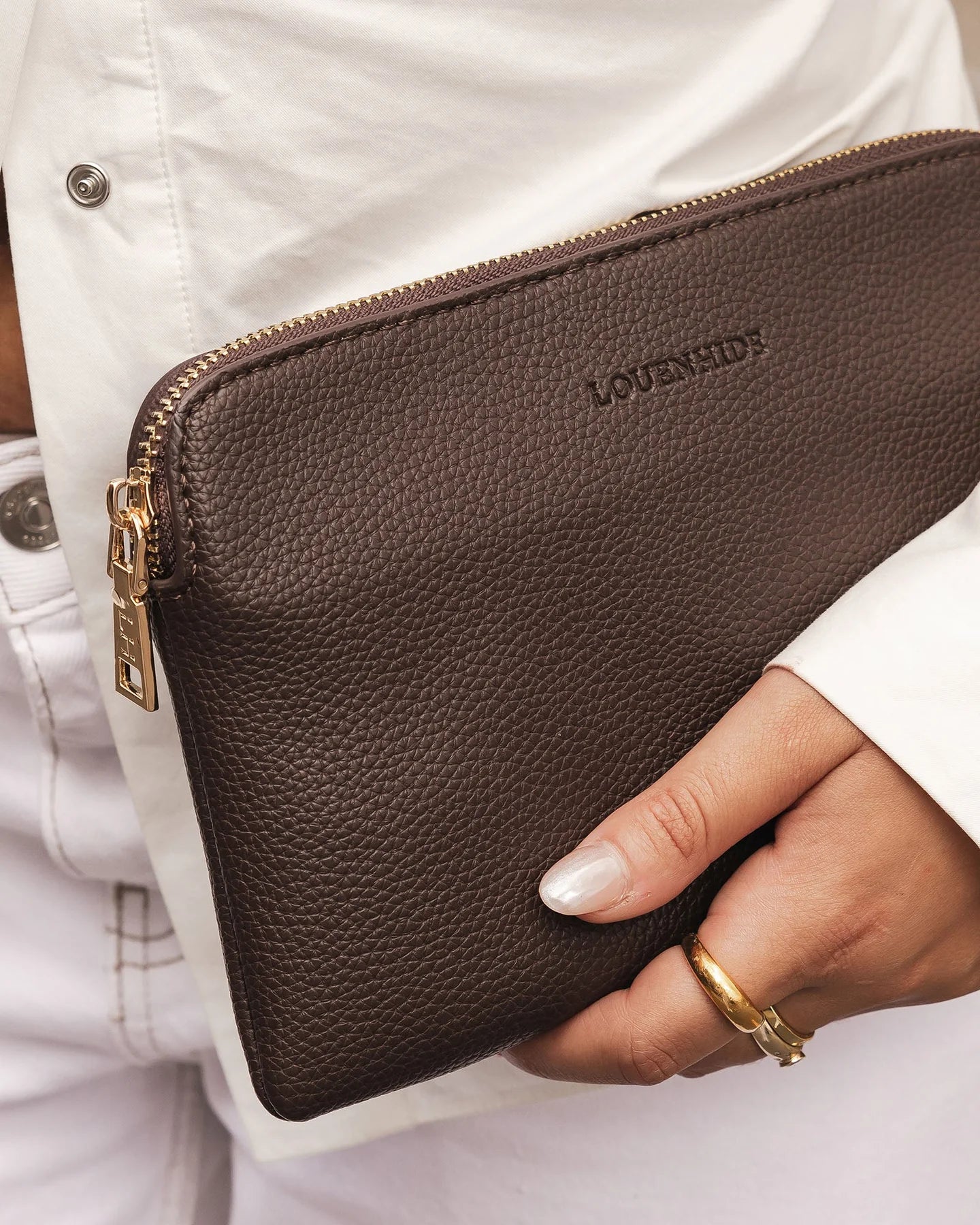 Poppy Clutch (Chocolate)