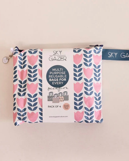 Shopper Bag & Trolley Token Set  (Navy)