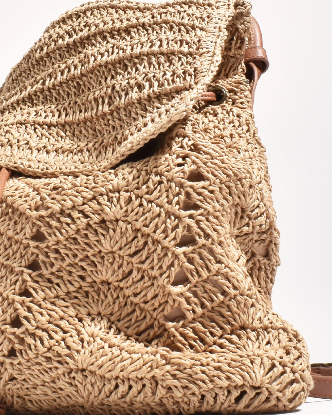 Charlie Paper Weave Backpack (Natural)