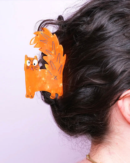 Azz Hole Angry Cat Claw Clip