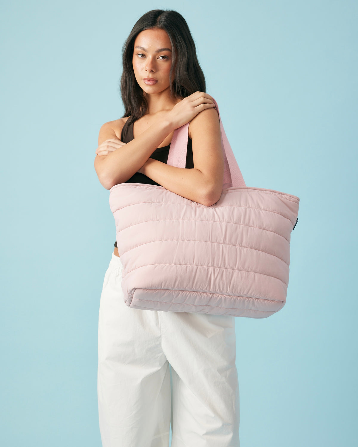 Take it Base Tote Bag (Dusty Pink)