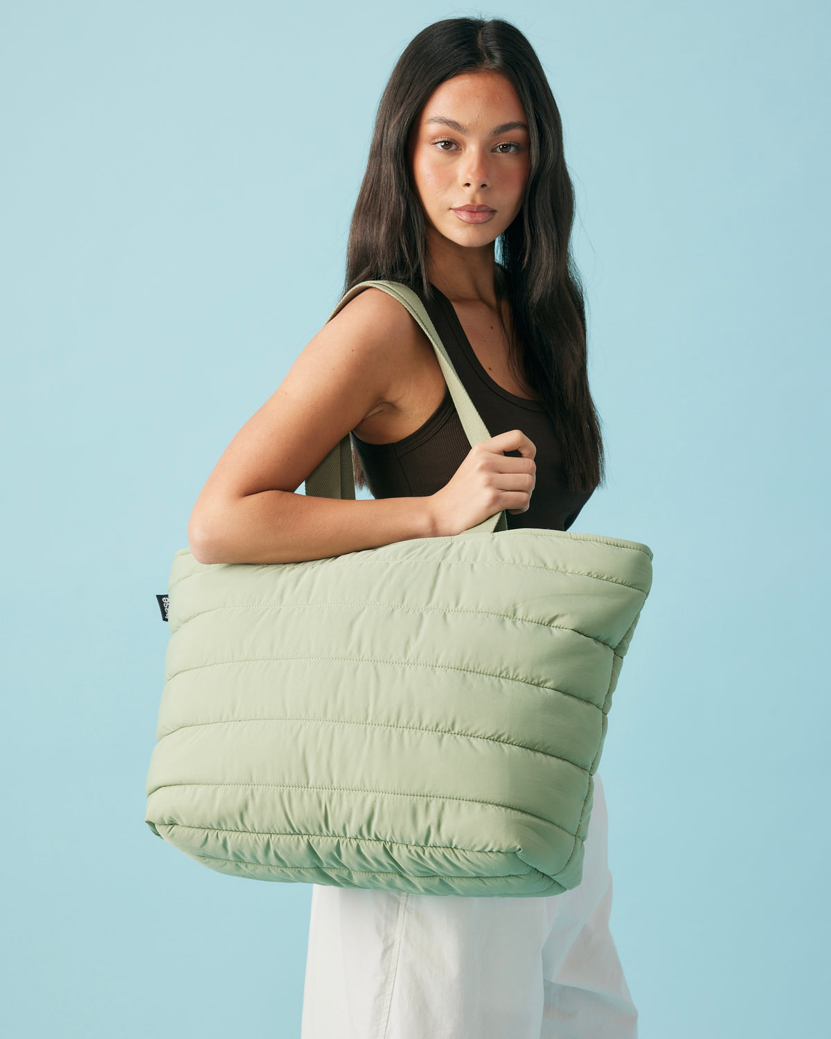 Take it Base Tote Bag (Sage Green)