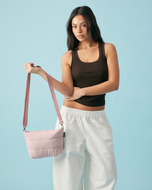 Stash Base Crossbody Bag (Dusty Pink)