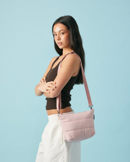 Stash Base Crossbody Bag (Dusty Pink)