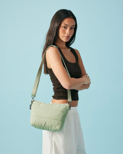 Stash Base Crossbody Bag (Sage Green)
