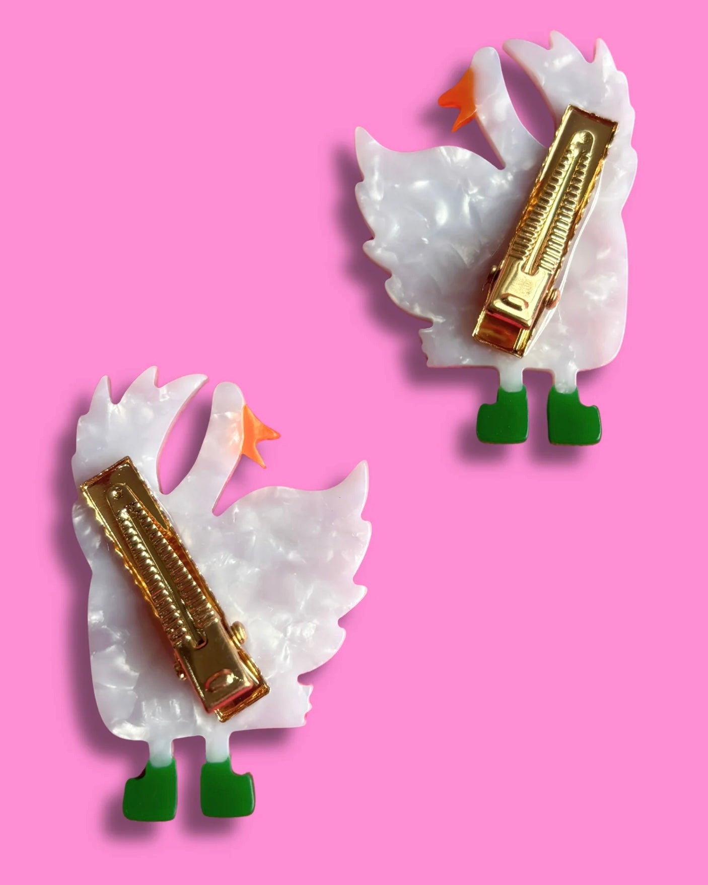 Silly Goose Hair Slide Clips