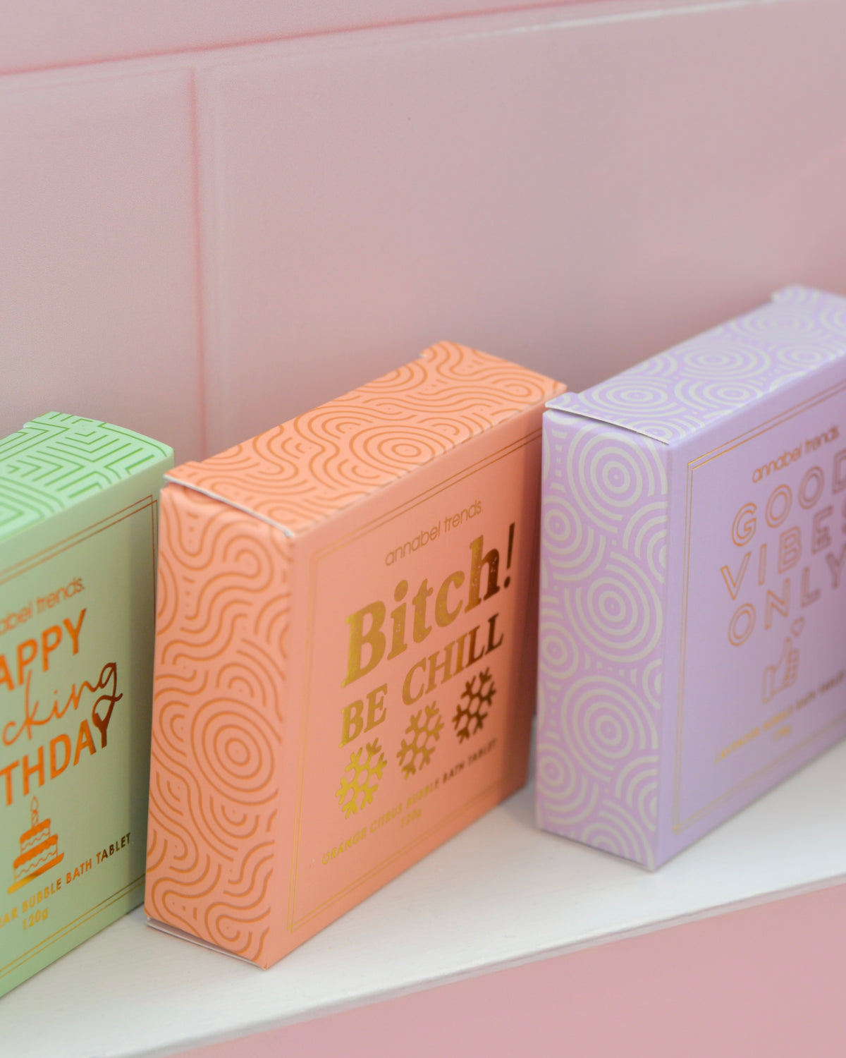 Bliss Bubble Bath Tablets (Happy F*cking Birthday/ Peony & Pear)