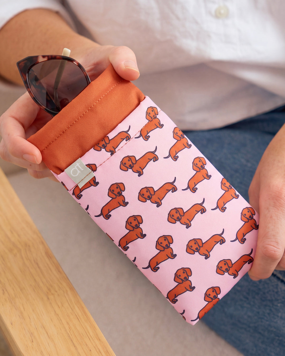 Double Glasses Case (Dachshund)